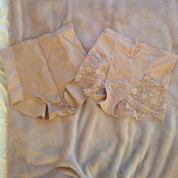 Two pairs of tummy control undies
