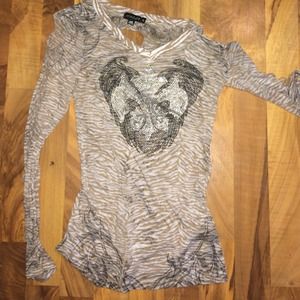 Tan and brown Long sleeve