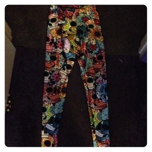 Black milk day of the dead leggings
