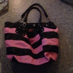 Pink and Black purse