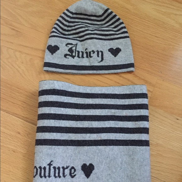 Juicy couture beanie & scarf