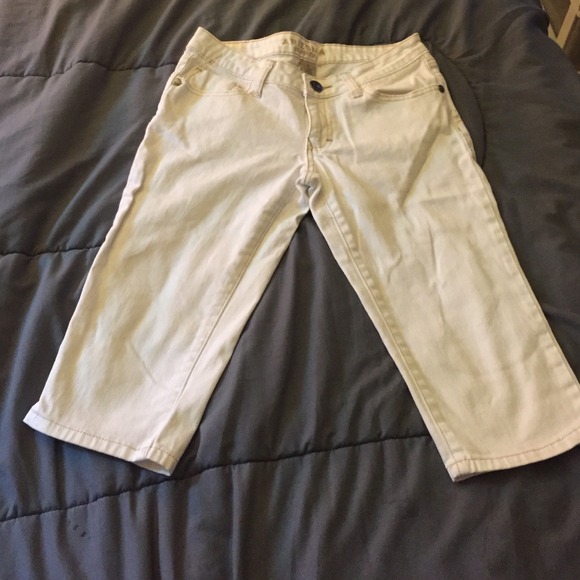 White Capris.