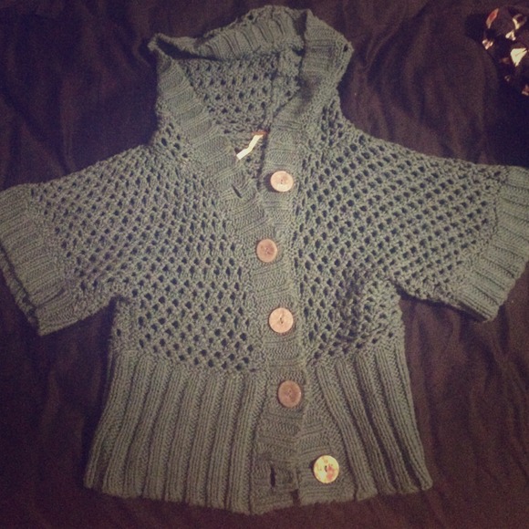 Free people crochet sweater