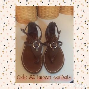 American Eagle brown sandals