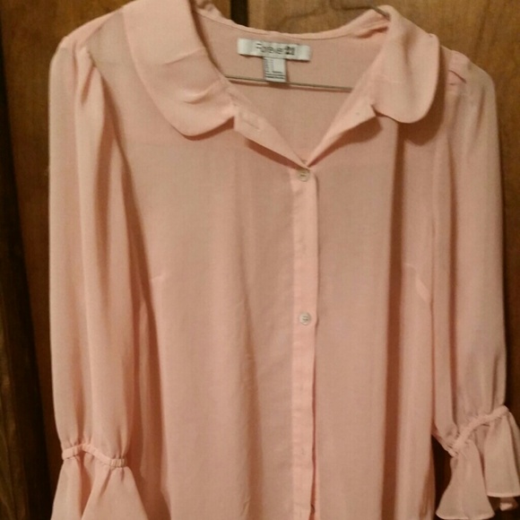 Champagne light blouse