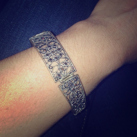 🌷 BEAUTIFUL!!! Silver & Marcasite Bracelet