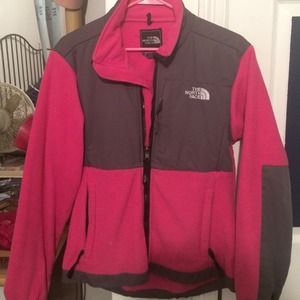 Classic North Face Denali jacket, pink