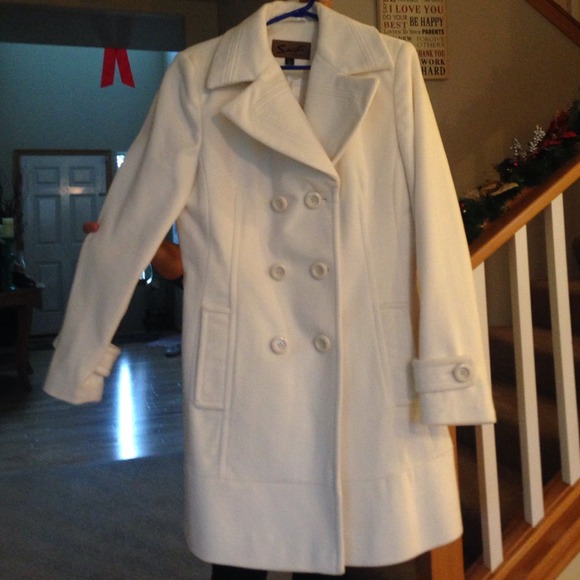 white long winter coat