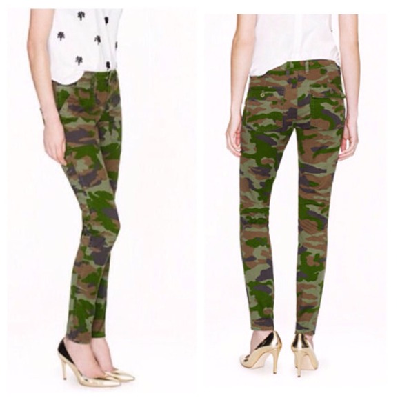 j crew camouflage pants