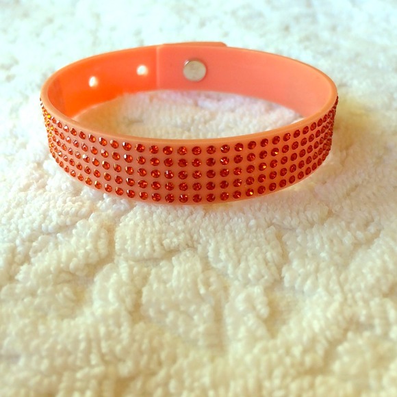 Orange Swarovski Crystal Bracelet