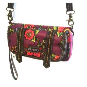Crossbody clutch and wallet in one