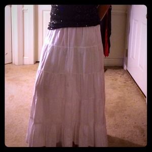 White long skirt