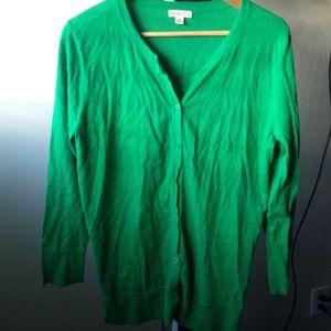 Green Cardigan