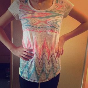 Soft printed tee shirt