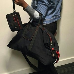 Nine West Nylon Weekender Bag w/Wristlet