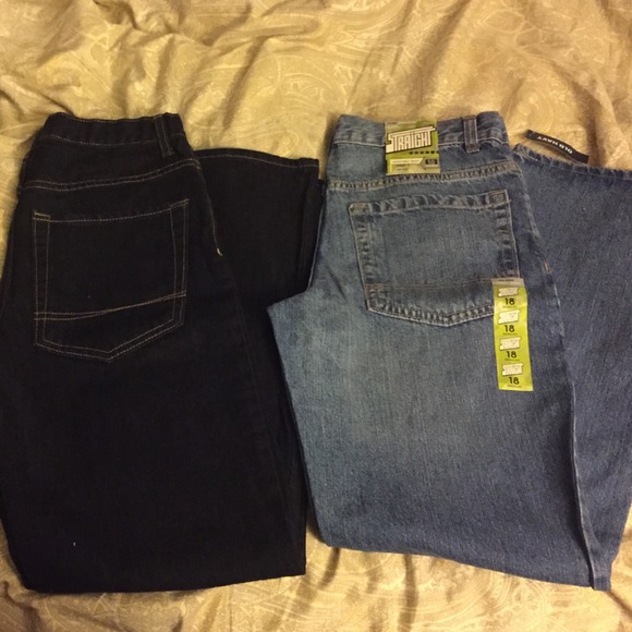 Boys old navy jeans (18) and shirt(xl)