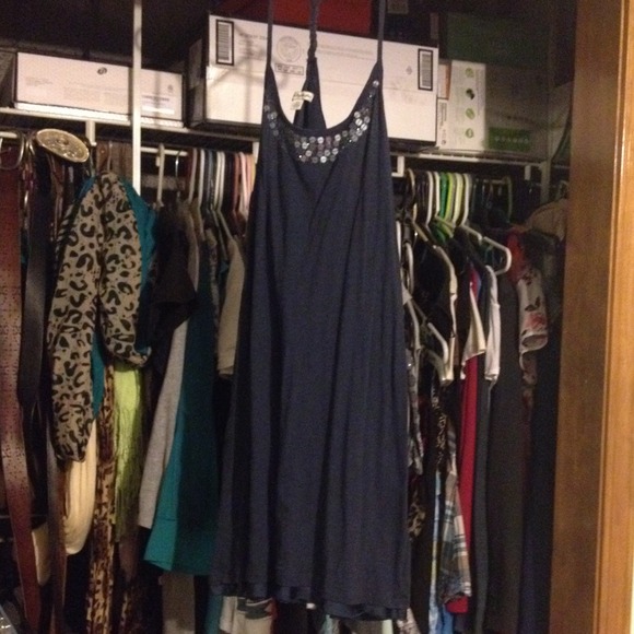 Nave blue summer dress - Picture 1 of 3