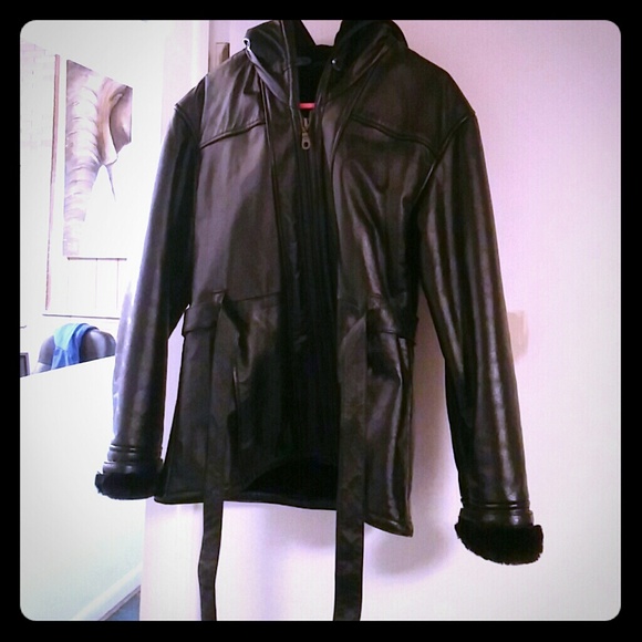 Bundle coat and sweater