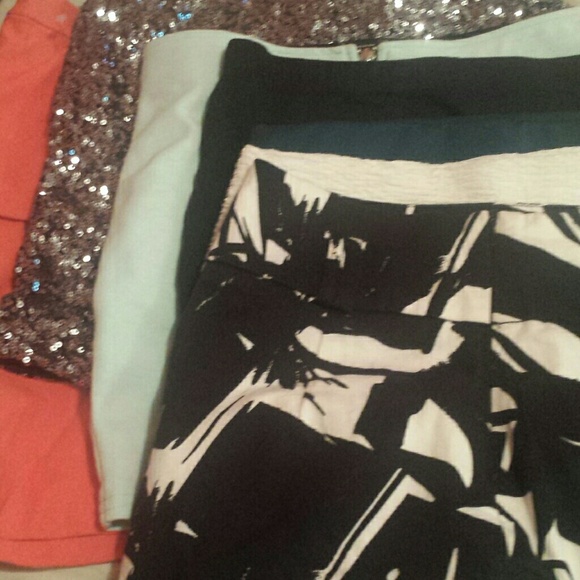 8 skirt bundle with wedge shoes