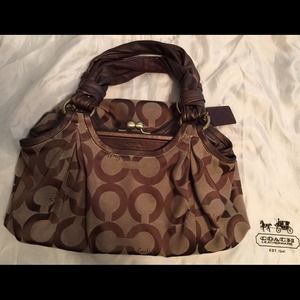 Coach Parker Op Art Satchel