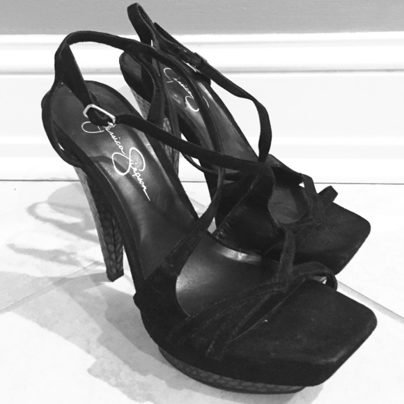 Strappy platform heels - Picture 1 of 3