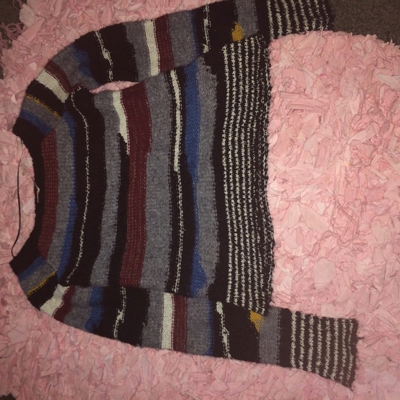 cropped free people sweater NWOT