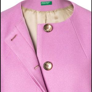 Benetton united colors woman Lined Coat size 8