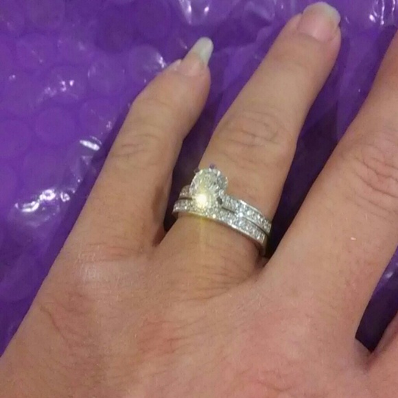 💙💎Wedding set size 8💎💙 - Picture 2 of 4