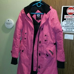 Canadian Goose pink winter coat