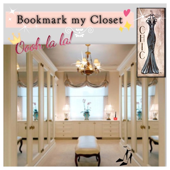 Welcome to my closet!!  Bookmark my Closet!