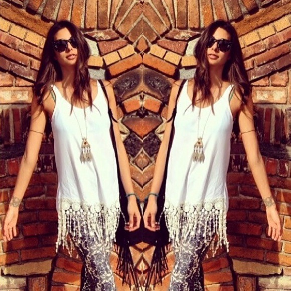 Free People Tops - Kivari white kite top Free People Tops - Kivari white kite top