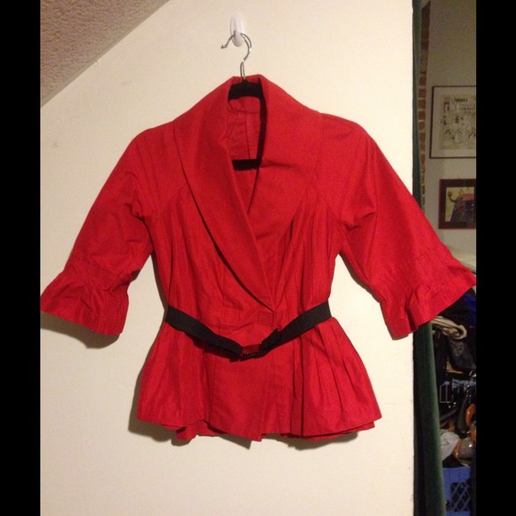Charles Chang Lima red suit - Picture 1 of 3