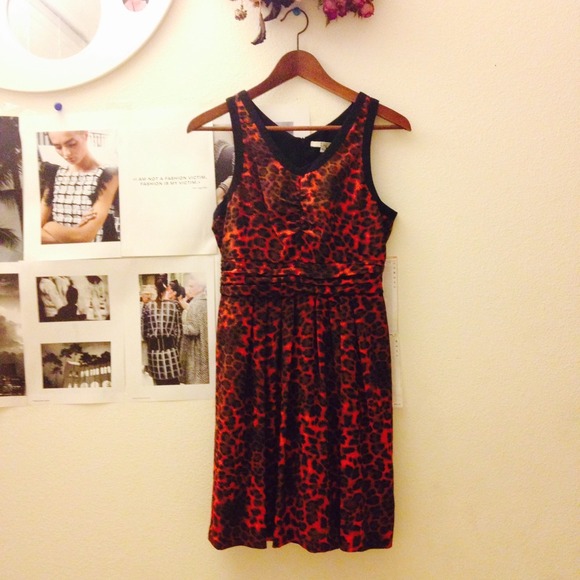 Sexy animal print dress