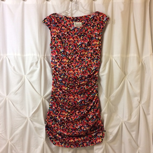 Leota Ruched Heart Dress