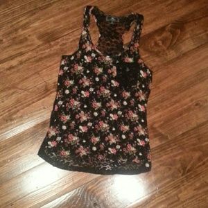 Floral pattern tank