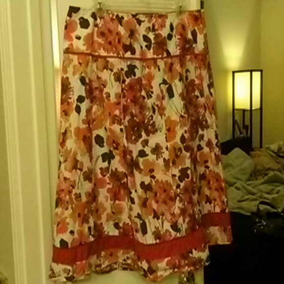 Cute spring skirt with pretty bright colors