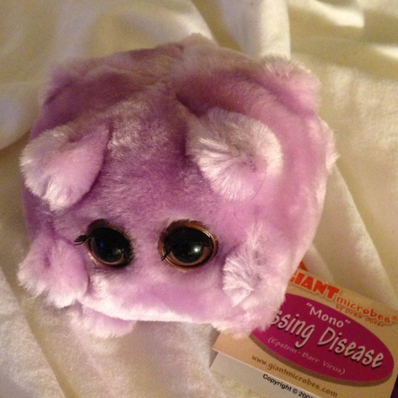 Mono Kissing Disease Plush Microbe - Picture 1 of 1