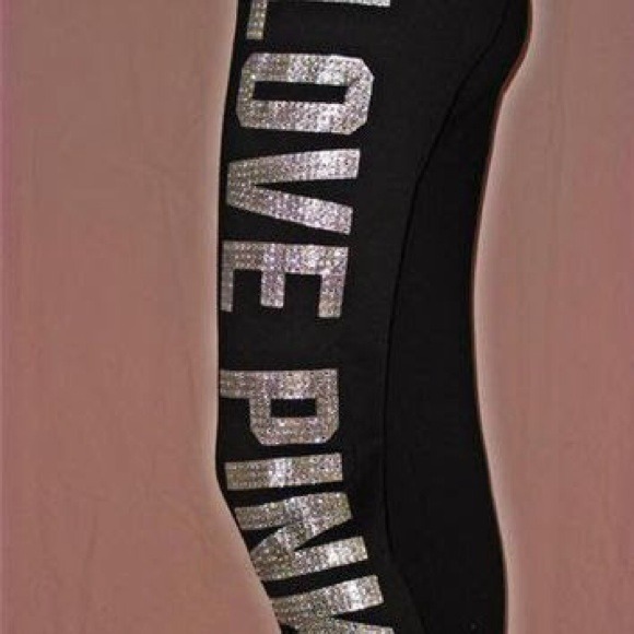 BLING CROP JOGGERS "PINK"price drop one day only