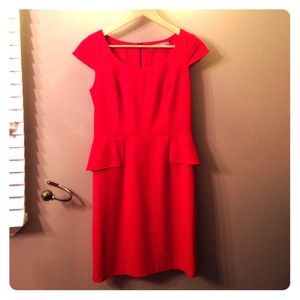 Valentino RED Andrew Marc Peplum Dress