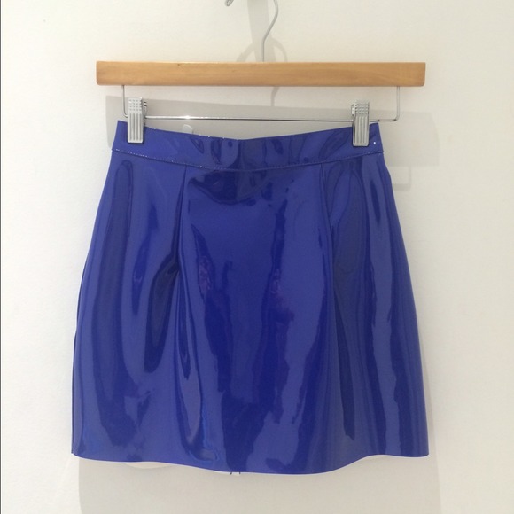 Vinyl Mini Skirt