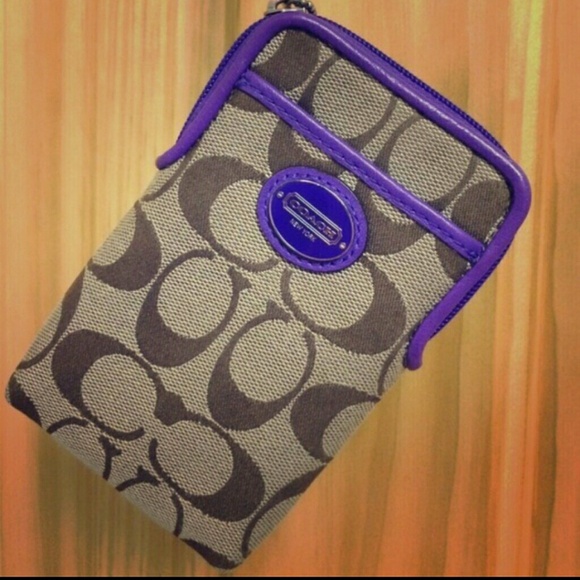 Coach Cell phone Wristlet