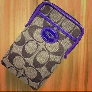 Coach Cell phone Wristlet