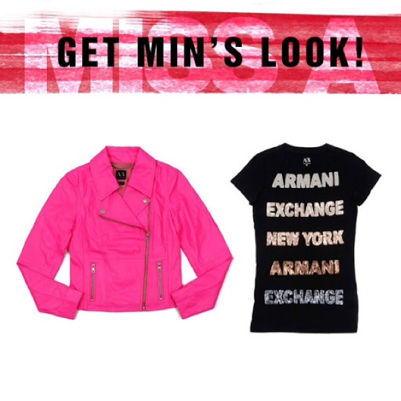 100% leather rare  Armani Exchange jacket