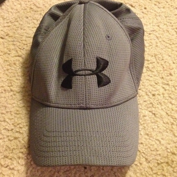 Grey Under Armour hat