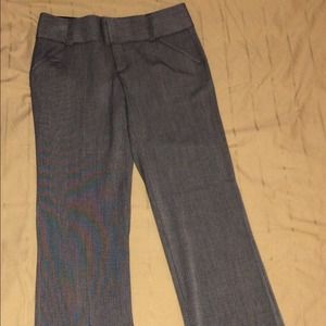 Black and white patterned dress pants