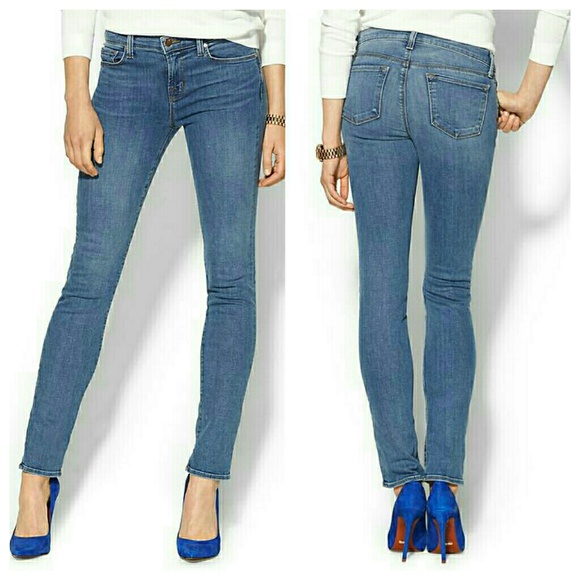 J Brand Denim - J Brand "Rail" Pico Wash skinny jeans