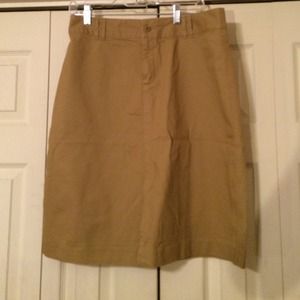 Womens GAP khaki skirt