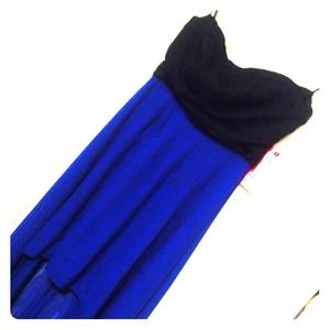 HIGH LOW royal blue dress