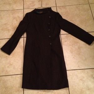 Brown wool coat size 12
