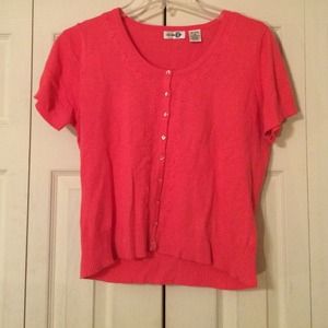 Womens coral sweater